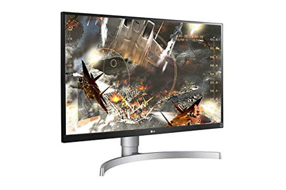 LG 27UL650-W 27 Inch 4K UHD LED Monitor with VESA DisplayHDR 400, White