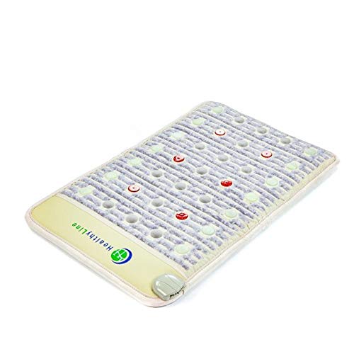 HealthyLine TAJ Mat - 6 LED Photons - 660nm Red Light Therapy - Advanced Multi-Purpose Amethyst Mat - Infrared Therapy Provides Muscle Joint, Sciatica, Arthritis Pain Relief - 32" x 20"
