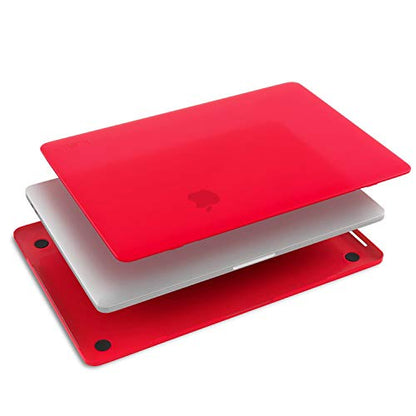 Kuzy MacBook Pro 15 inch Case 2019 2018 2017 2016 Release A1990 A1707, Hard Plastic Shell Cover for MacBook Pro 15 case with Touch Bar Soft Touch, Red