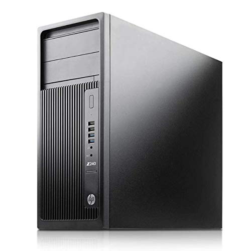 HP Z240 Tower Budget Gaming System w/New 21.5” Monitor, i5-6500 up to 3.6GHz, 16GB DDR4 RAM, 1TB SSD Drive, USB 3.0, NVIDIA GeForce GT 710 2GB, RGB Keyboard & Mouse WiFi + BT 4.0 Windows 10 (Renewed)