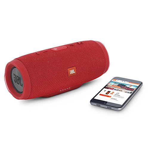 JBL Charge 3 - Waterproof Portable Bluetooth Speaker (Red)