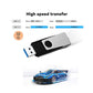 KEXIN 32 GB Flash Drive 3.0 10 Pack Thumb Drive Transfer Speed Up to 80MB/s Swivel USB Flash Drive 3.0 Jump Drive Black