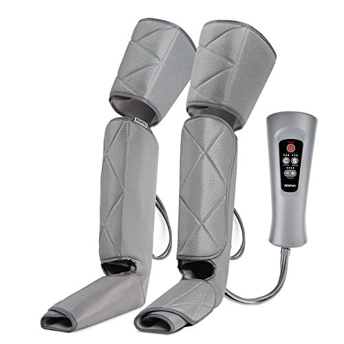 RENPHO Leg Massager for Circulation and Relaxation, Calf Feet Thigh Massage, Sequential Wraps Device with 6 Modes 4 Intensities, Helps to Relax Legs, Gifts for Women Men Mom Dad