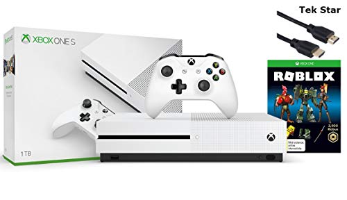 Microsoft Xbox One S 1TB Console - Roblox Edition Plus Tek Star HMDI Cable