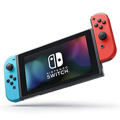 Nintendo 2020 Newest Switch Family Holiday Bundle - Neon, 6.2" Touchscreen LCD Display, Bluetooth + NexiGo Joy-Con and Pro Controllers Charging Dock + NexiGo 128GB MicroSD Card Bundle