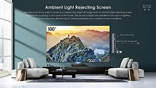 Hisense 100-Inch Class L5 Series 4K UHD Android Smart Laser TV with HDR (100L5F, 2020 Model)