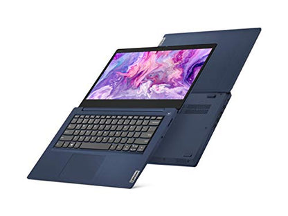 Lenovo IdeaPad 3 14" Laptop, 14.0" FHD 1920 x 1080 Display, AMD Ryzen 5 3500U Processor, 8GB DDR4 RAM, 256GB SSD, AMD Radeon Vega 8 Graphics, Narrow Bezel, Windows 10, 81W0003QUS, Abyss Blue