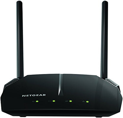 NETGEAR WiFi Router (R6120) - AC1200 Dual Band Wireless Speed (up to 1200 Mbps) | Up to 1200 sq ft Coverage & 20 Devices | 4 x 10/100 Fast Ethernet and 1 x 2.0 USB ports