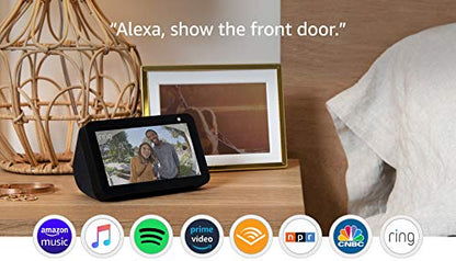 Echo Show 5 -- Smart display with Alexa – stay connected with video calling - Charcoal