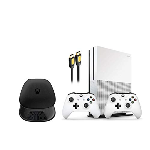 Xbox One S 1TB HDD with Two Wireless Controllers (Previous Model), and Mytrix Accessories for Xbox