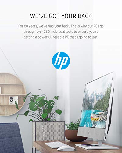 HP 27 Pavilion All-in-One PC, 10th Gen Intel i7-10700T Processor, 16 GB RAM, Dual Storage 512 GB SSD and 1TB HDD, Full HD IPS 27 Inch Touchscreen, Windows 10 Home, Keyboard and Mouse (27-d0072, 2020)