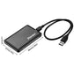 Zheino 1.8 inches ZIF/CE 40pins HDD Enclosure USB 2.0 External Case Box for Hard Disk Drives
