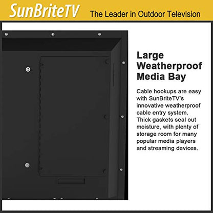 SunBriteTV Weatherproof Outdoor 55-Inch Veranda (2nd Gen) 4K UHD HDR LED Television - SB-V-55-4KHDR-BL Black