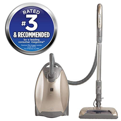 Kenmore 700 Series Bagged Canister Vacuum, Champagne