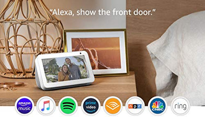 Echo Show 5 -- Smart display with Alexa – stay connected with video calling - Sandstone