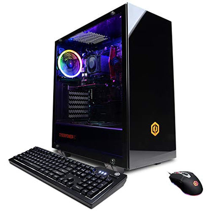 CYBERPOWERPC Gamer Master Gmaing PC, AMD Ryzen 3 2300X 3.5GHz, GeForce GT 1030 2GB, 8GB DDR4, 120GB SSD, 1TB HDD, WiFi Ready & Win 10 Home (GMA603A)