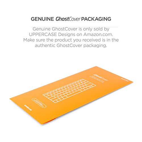UPPERCASE GhostCover Premium Ultra Thin Keyboard Protector for MacBook Pro with Function Keys 13", NO Touch Bar (2016 2017 2018 Release, Apple Model Number A1708), US/EU Keyboard Layout Compatible