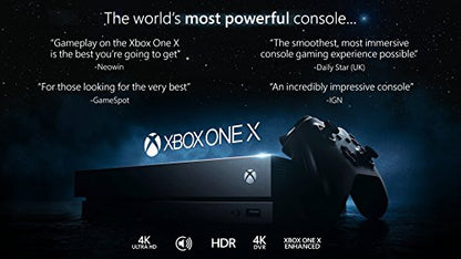 Microsoft Xbox One X 1TB, 4K Ultra HD Gaming Console, Black (Renewed) (2017 Model)