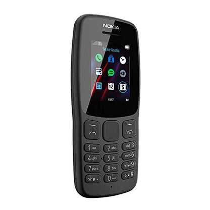 Nokia 106 Single Sim (2018) TA-1190 Dual-Band (850/1900) Factory GSM Unlocked Feature Phone (International Model)