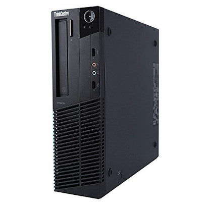 Lenovo ThinkCentre M78 Small Form Factor Desktop Computer (AMD A8-6500B 3.4GHz, 16GB DDR3 RAM, 256GB SSD Drive, DVD-ROM,USB WiFi, Windows 10 Pro (64-Bit) with 22" Webcam LCD Bundle (Renewed)