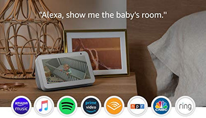 Echo Show 5 -- Smart display with Alexa – stay connected with video calling - Sandstone