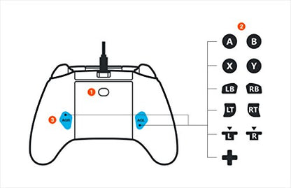 Enhanced Wired Controller for Xbox One - White, Gamepad, Wired Video Game Controller, Gaming Controller, Xbox One, works with Xbox Series X|S