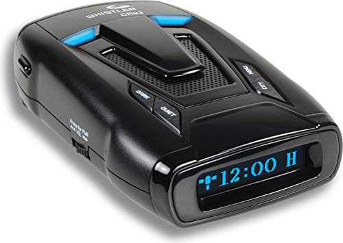 Whistler CR93 High Performance Laser Radar Detector: 360 Degree Protection, Bilingual Voice Alerts, and Internal GPS