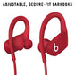 Powerbeats High-Performance Wireless Earphones - Apple H1 Headphone Chip, Class 1 Bluetooth, 15 Hours of Listening Time, Sweat Resistant Earbuds - Red (Latest Model)