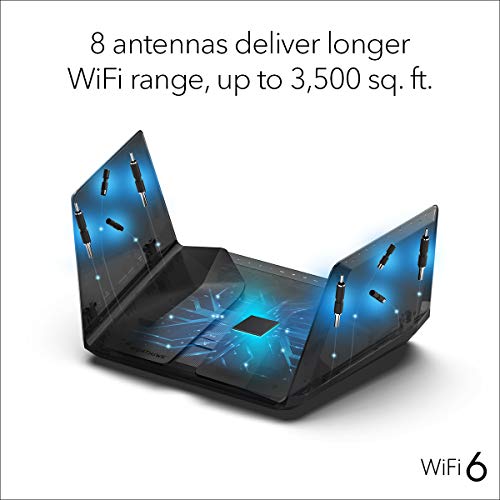 NETGEAR Nighthawk 12-Stream AX12 Wifi 6 Router (RAX120) – AX6000 Wireless Speed (Up to 6 Gbps) | 3,500 sq. ft. Coverage