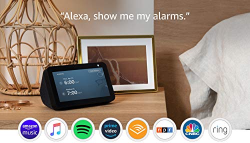 Echo Show 5 -- Smart display with Alexa – stay connected with video calling - Charcoal