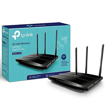 TP-Link AC1200 Gigabit Smart WiFi Router - 5GHz Gigabit Dual Band Wireless Internet Router, Supports Guest WiFi, Black