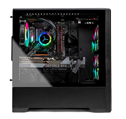 Skytech Blaze 3.0 Gaming PC Desktop - AMD Ryzen 7 3700X 3.6GHz, RTX 3080 10GB, 16GB DDR4, 1TB Gen4 SSD, 120mm AIO Liquid Cool, B550 Motherboard, Black