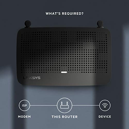 Linksys (EA6350-4B) Wi-Fi Router for Home (Fast Wireless Router for Streaming, Gaming, Video Calls, more) AC1200 Dual Band Router, Internet Router