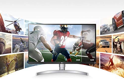 LG 27UL650-W 27 Inch 4K UHD LED Monitor with VESA DisplayHDR 400, White