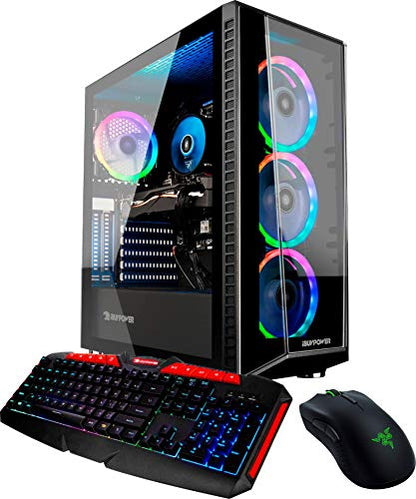 Ibuypower BB981 Gaming and Entertainment Desktop (Intel i5-9400F 6-Core, 8GB RAM, 240GB SATA SSD + 1TB HDD (3.5), NVIDIA GTX 1650 Super, WiFi, 1xHDMI, 1 Display Port (DP), Win 10 Home)