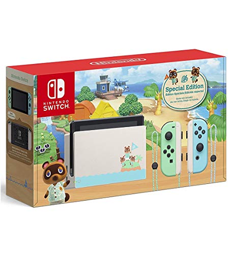 Nintendo Switch Bundle w/Game & Case: Nintendo Switch Animal Crossing New Horizons Edition 32GB Console, Animal Crossing New Horizons Game, Tigology Travel Case