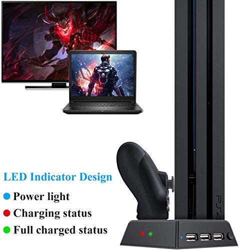 LVGOD Vertical Stand with Built-in Cooling Vents Digital Edition Game Console Dock Mount Hold for Playstation 5 PS5