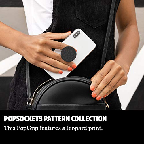PopSockets PopGrip - Expanding Stand and Grip with Swappable Top - Leopard of The Night