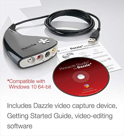 Pinnacle Dazzle DVD Recorder HD - Video Capture Card Device [PC Disc]