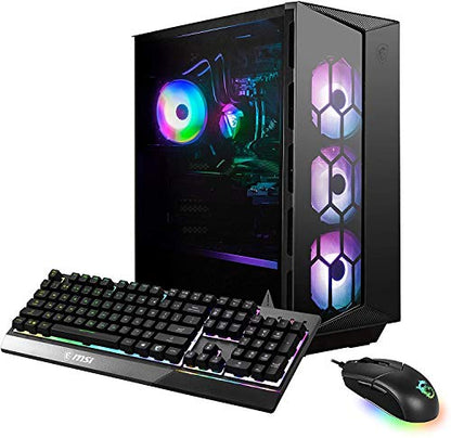 CUK Aegis RS by MSI Gaming Desktop (Liquid Cooled Intel Core i9, 64GB DDR4 RAM, 1TB NVMe SSD + 3TB HDD, NVIDIA GeForce RTX 3090 24GB, 850W PSU, Windows 10 Home) Gamer PC Computer