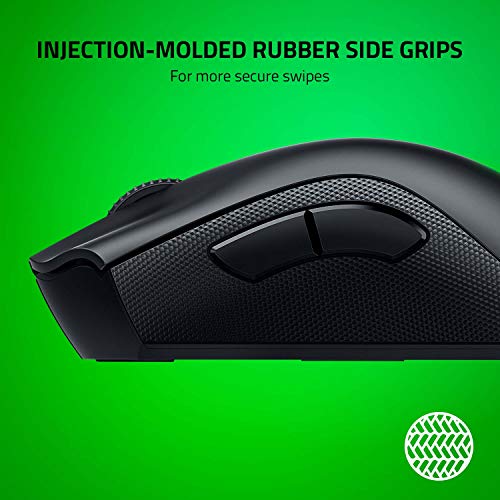 Razer DeathAdder v2 Pro Wireless Gaming Mouse: 20K DPI Optical Sensor - 3x Faster Than Mechanical Optical Switch - Chroma RGB Lighting - 70 Hr Battery Life - 8 Programmable Buttons - Classic Black