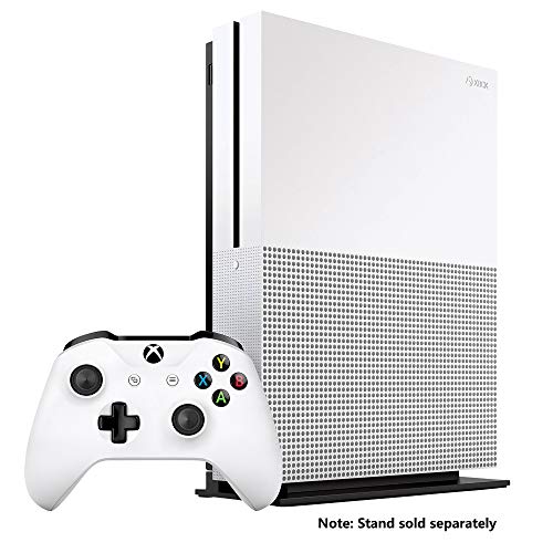 Microsoft Xbox One S 1TB Console - White - with 1 Xbox Wireless Controller - 4K Ultra Blu-ray and 4K Video Streaming - Family Home Christmas Holiday Gaming Bundle - iPuzzle 1 Pack Clear Silicone Cover