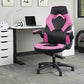 OFM ESS Collection Racing Style Bonded Leather Gaming Chair, in Pink (ESS-3085-PINK)
