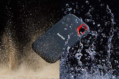 SanDisk 500GB Extreme Portable External SSD - Up to 550MB/s - USB-C, USB 3.1 - SDSSDE60-500G-G25