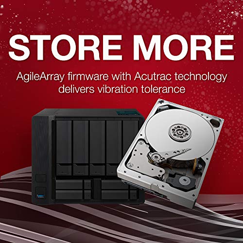 Seagate IronWolf 10TB NAS Internal Hard Drive HDD – CMR 3.5 Inch SATA 6Gb/s 7200 RPM 256MB Cache for RAID Network Attached Storage, with Rescue Service (ST10000VN0008)