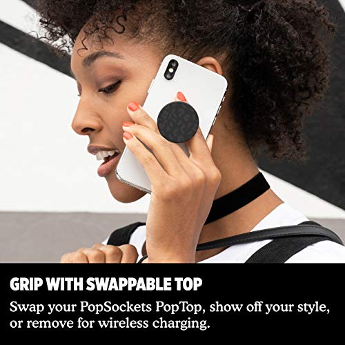 PopSockets PopGrip - Expanding Stand and Grip with Swappable Top - Leopard of The Night