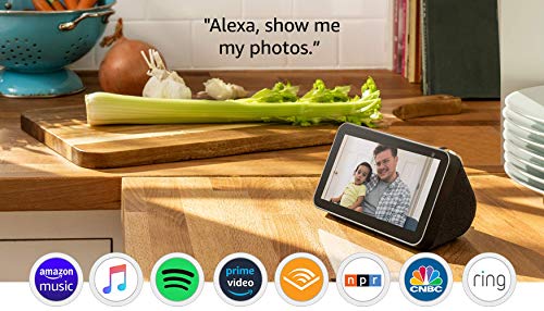 Echo Show 5 -- Smart display with Alexa – stay connected with video calling - Charcoal