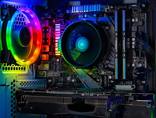 Skytech Chronos Gaming PC Desktop - AMD Ryzen 7 2700X, NVIDIA RTX 2070 Super 8GB, 16GB DDR4 (2X 8GB), 1TB SSD, B450M Motherboard, 650 Watt Gold (2700X | 2070 Super)