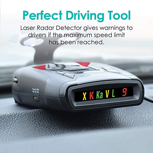 Whistler CR70 Laser Radar Detector: 360 Degree Protection and Voice Alerts - Black