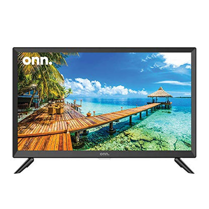 onn. 24" Class 720p High Definition LED TV (Renewed)